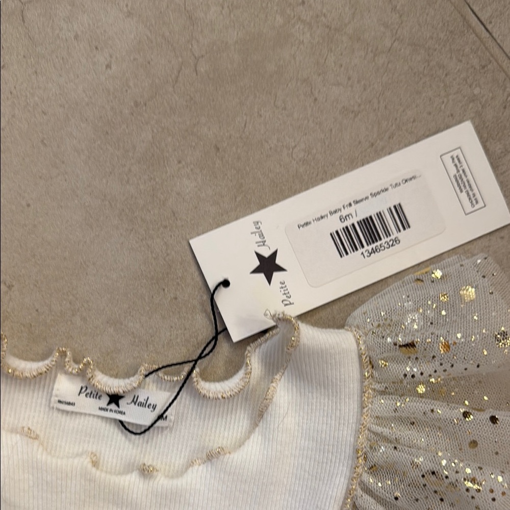 Petite Hailey Tutu Dress Bodysuit - Picture 2 of 4